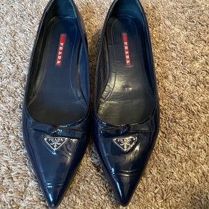 Prada pointed toe flats
